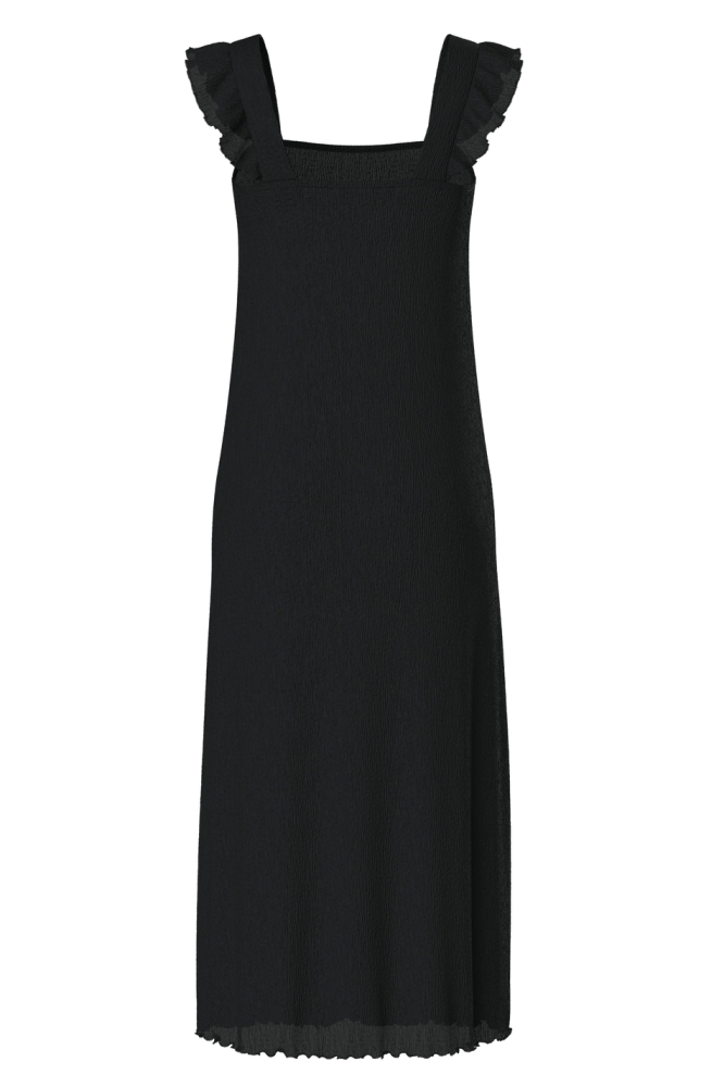 PCFLORA STRAP FLOUNCE DRESS JRS BC 17155398 BLACK